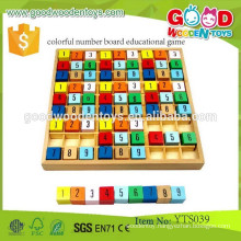 Preschool Educational Math Learning Toy Colorful Number Board Educational Games